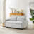 Manucy 57.48'' Upholstered Convertible Sofa-807119240