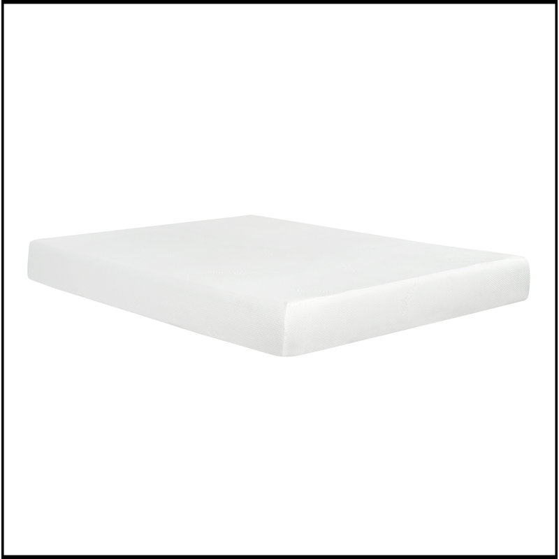 Peluche 8 po Housse en mousse viscoélastique imprégnée de gel dans une boîte, housse à double couche, Lit simple