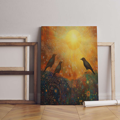 Superbe peinture sur toile décorative de 19,7 po x 27,6 po | 100% toile avec cadre 100% bois (épaisseur: 0,8 x 1,2 pouces) | Parfaite pour le salon, la chambre à coucher ou le bureau, cette œuvre d'art élégante convient à tout espace