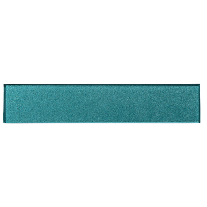Kwiet 3" x 14" Glass Metal Look Subway Tile, Relaation