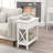 23.6" H End Table with Drawer and Additional Storage Space-121608031