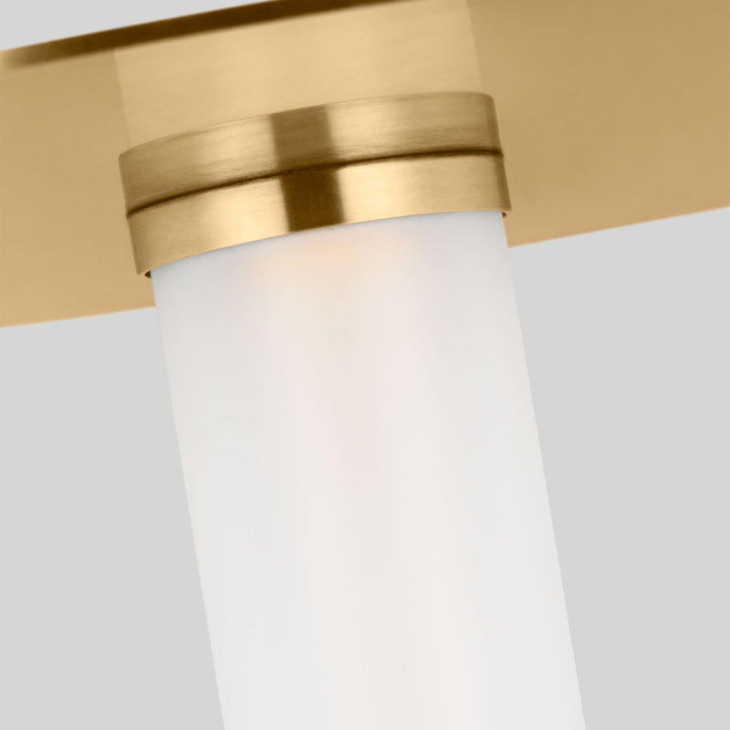 Kelly Wearstler Miguel 1-Light Rechargeable Table Lamp With Diffuser And Reflecting Plate, Gold