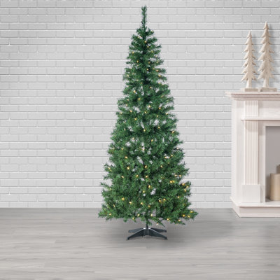 Easy Set-Up Lighted Fir Christmas Tree