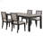 Centera Grey And Black Dining Table Set-131349505