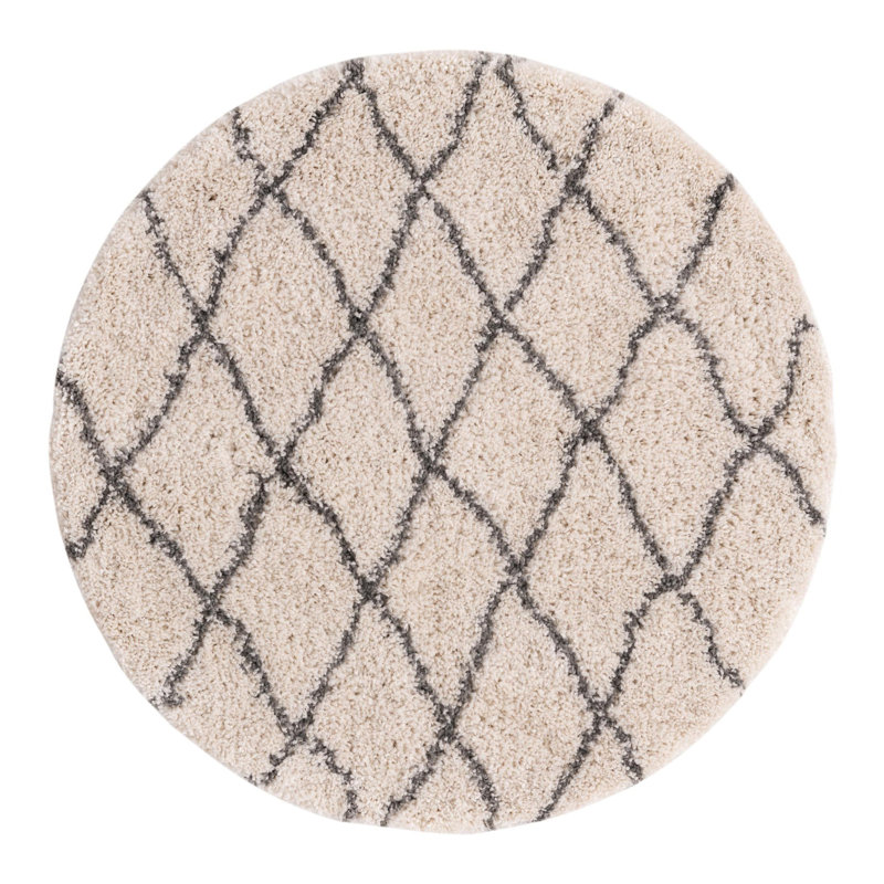 Reardon Geometric Indoor Rug, Round 4'1"
