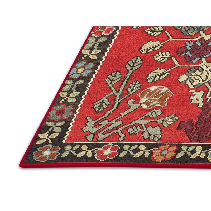 Oriental Indoor Rug, Rectangle 6' x 9'