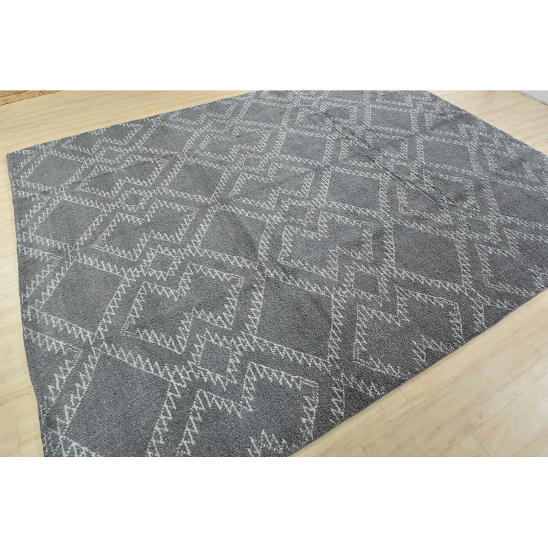 Hand Knotted Wool Moroccan Indoor Rug