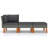 Rashieda 23.6" Wide Eucalyptus Square Patio Sectional Set with Cushions