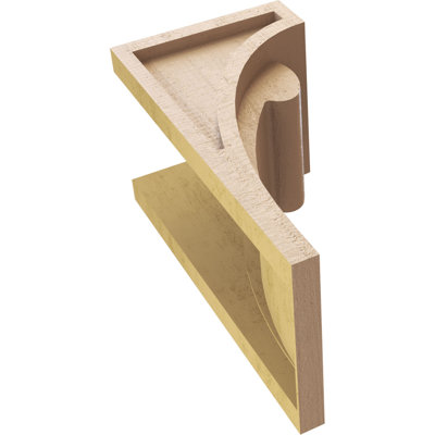 Bois de cèdre brut Viola TimberThane Corbel, apprêté brun clair