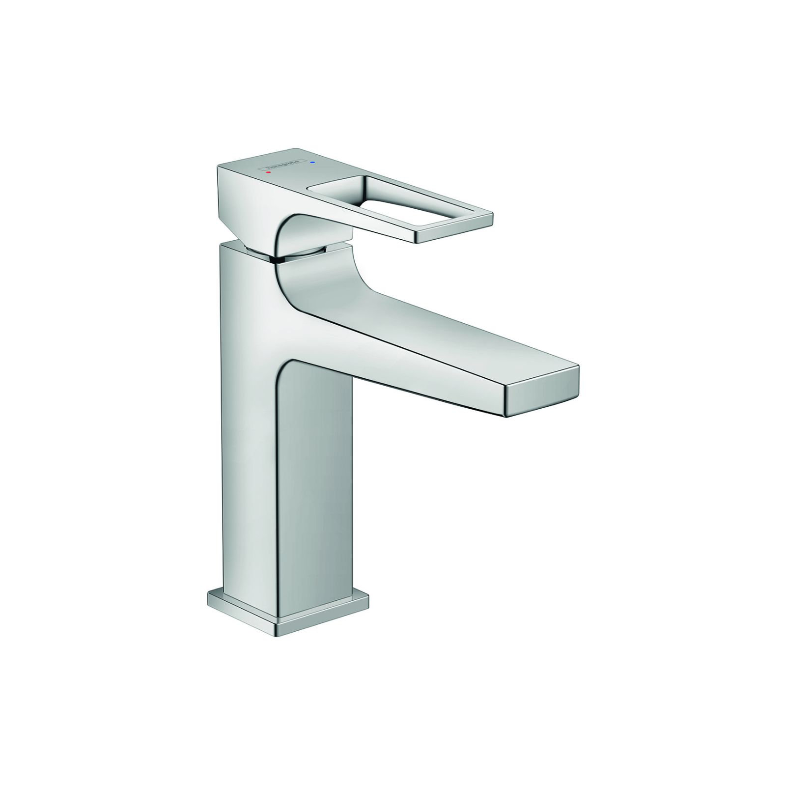 Metropol Low Flow Water Saving Single Hole Bathroom Faucet with Drain Assembly, Chrome