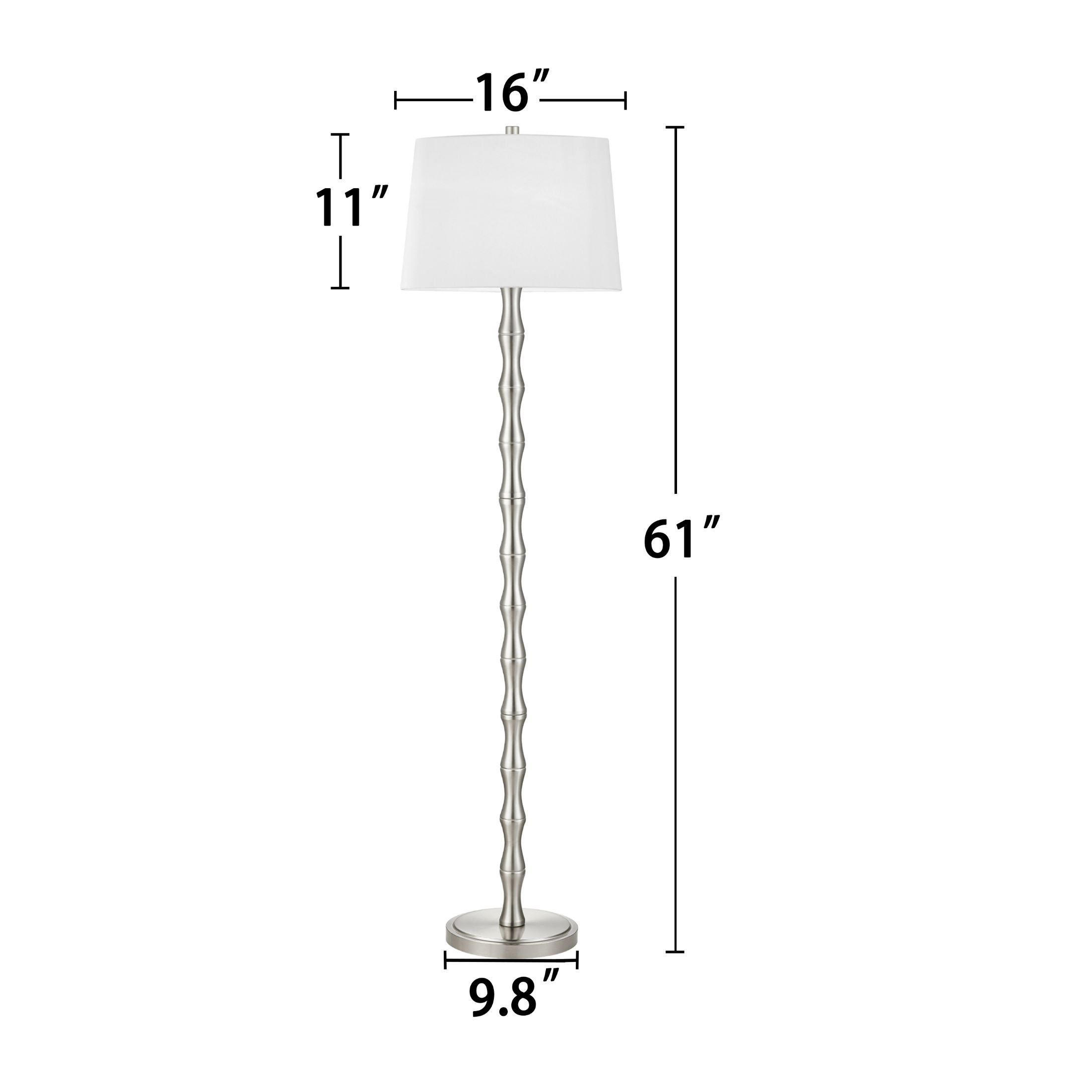 Johnvictor 61'' Traditional Floor Lamp
