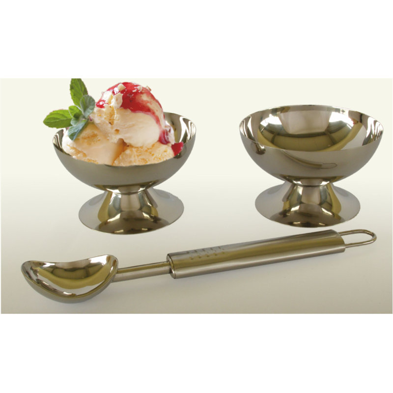 Symple Stuff Stainless Steel Divided Serving Dish