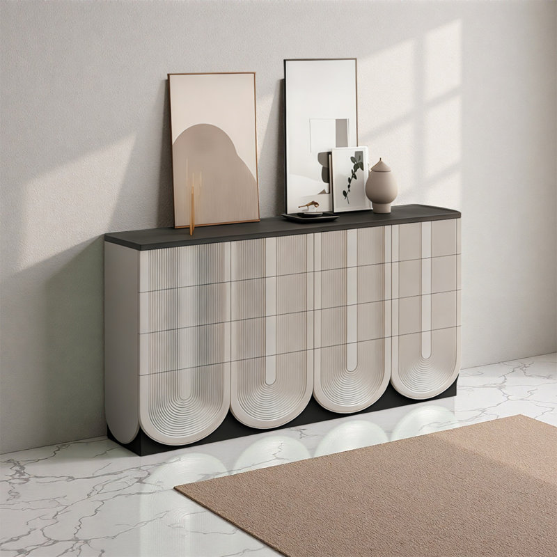 Buffet Modern, Noir/gris