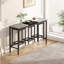 Ensemble de table de salle à manger avec 3 tabourets Modern Design