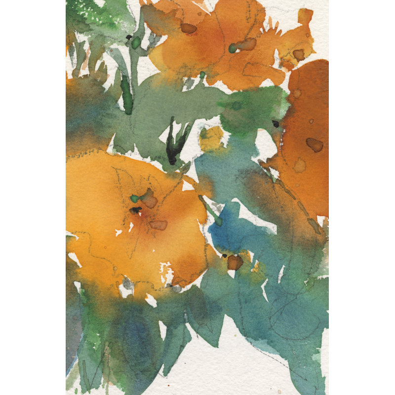 Floral Indulge I - No Frame Painting on Canvas, 46cm H x 30cm W x 3.8cm D