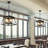 Rrtro Style Chandelier With Height Adjustable Features