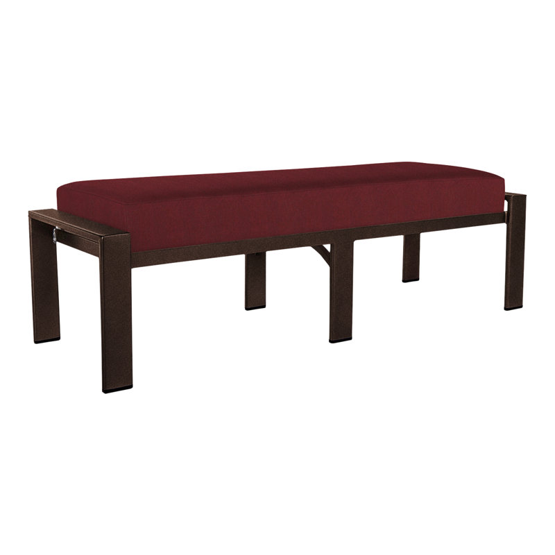 Studio Patio Bench, Copper Creek, Sash Denim