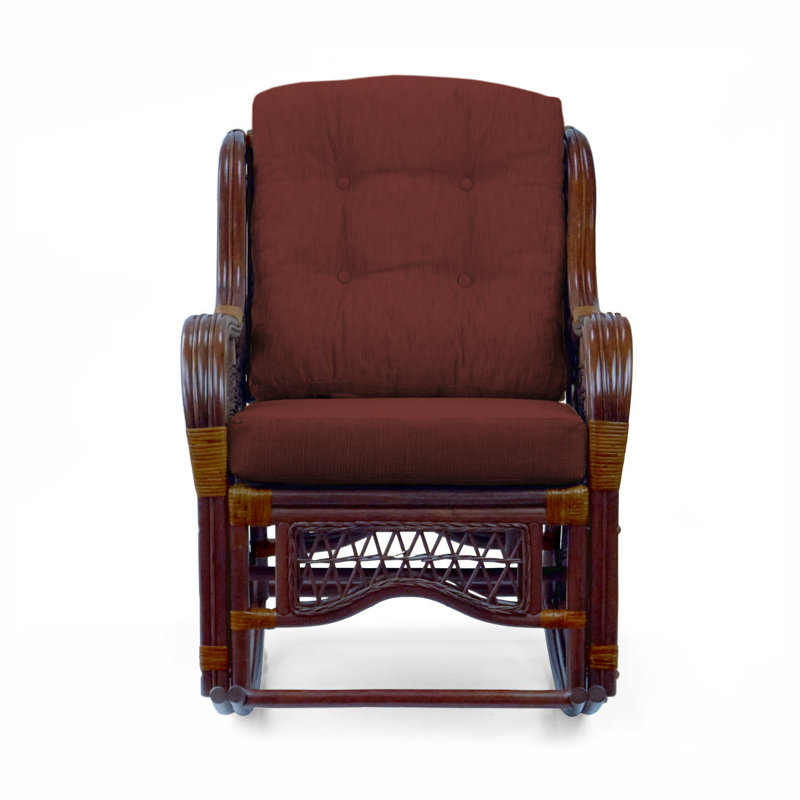 Chaise berçante Schull, Brun foncé