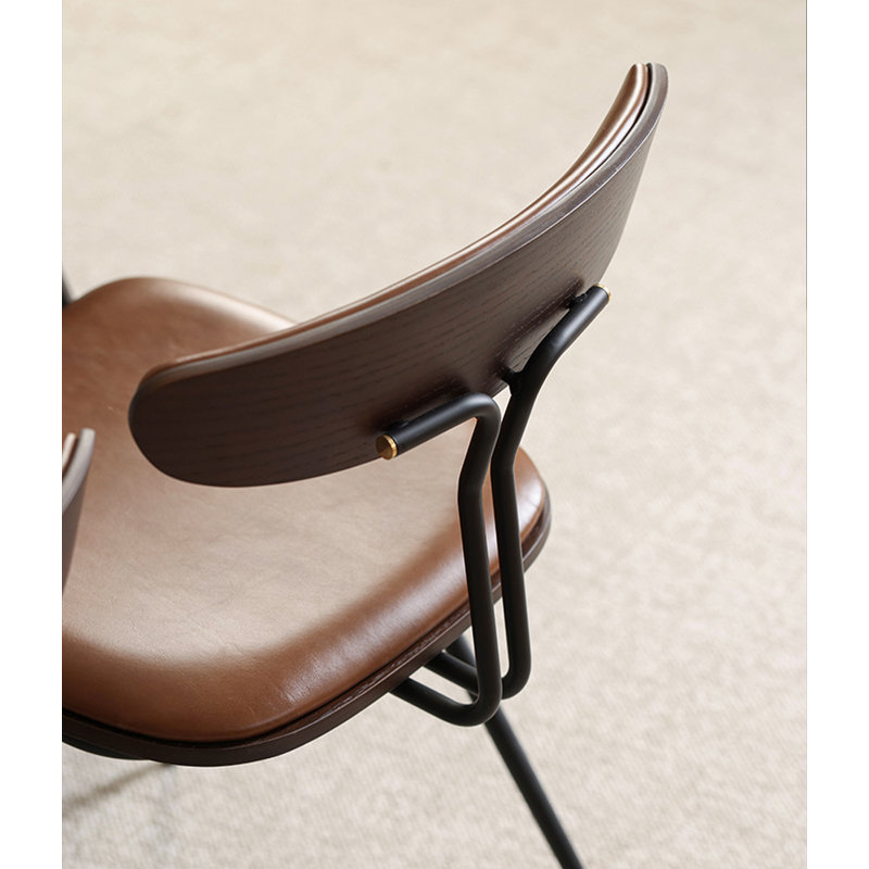Chaise de salle à manger en fer