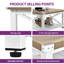 Floor Shelf Coffee Table with Storage