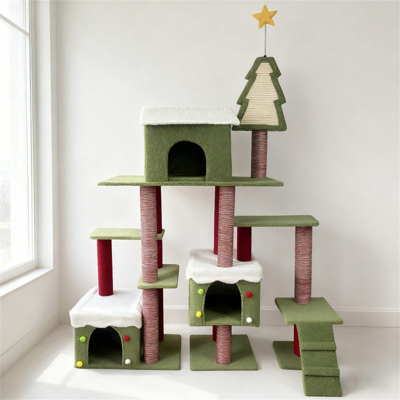 Large tour d'arbre à chat pour chats d'intérieur