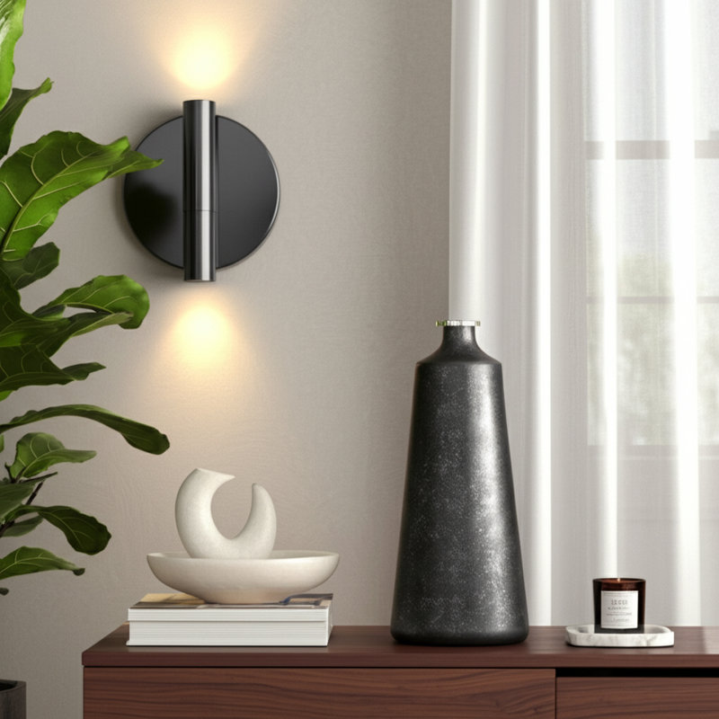 Vases en verre et aluminium, H 21 po x l 8 po x P 8 po