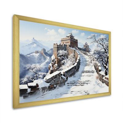 Grande muraille de Chine en hiver 2 - Art mural Chine