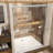 Double Sliding Shower Door With Aluminum Frame, 54" W X 72" H, 1/4" Clear Tempered Glass, - Proof Film, Easy Installation, Reversible Corrosion Handles, Waterproof For Modern Bathroom H Shatter Dual-124993625