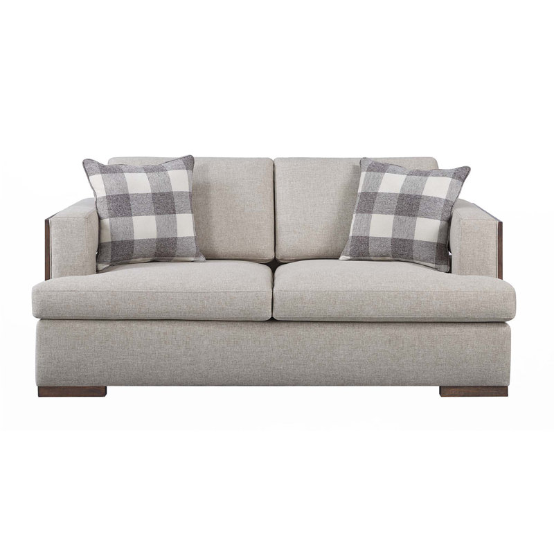 Canapé avec coussins, 2, H 34 po x l 72 po x P 38 po