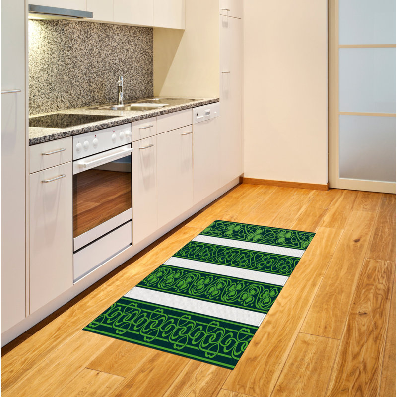 Irish High Density Long Fiber Poly Threads Decorative Area Rug Carpet, Rectangle 2'7" x 5'