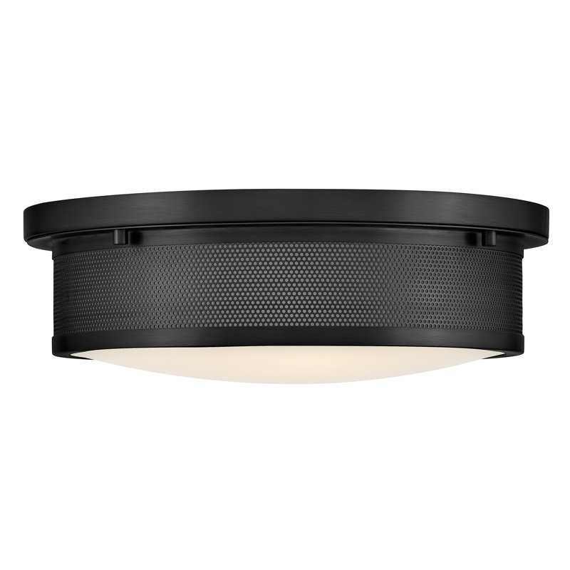 Hinkley Pierce Medium Flush Mount, Black