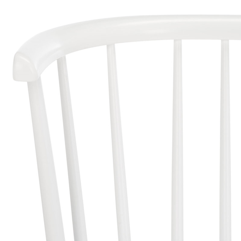 Banc en bois massif Ayaah, Blanc