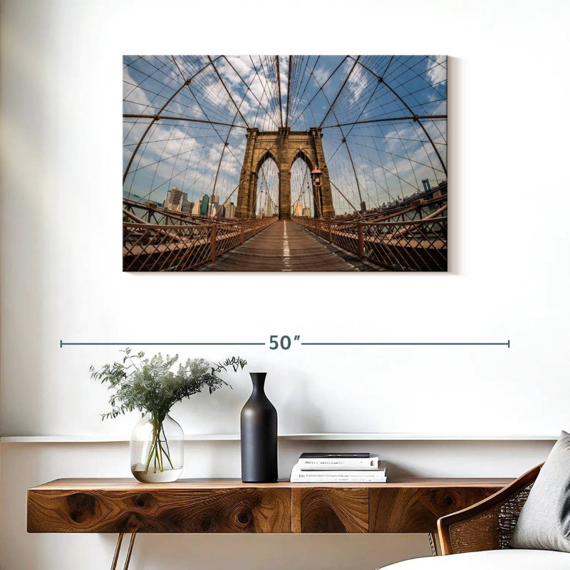 Pont de Brooklyn, New York, H 24 po x l 36 po