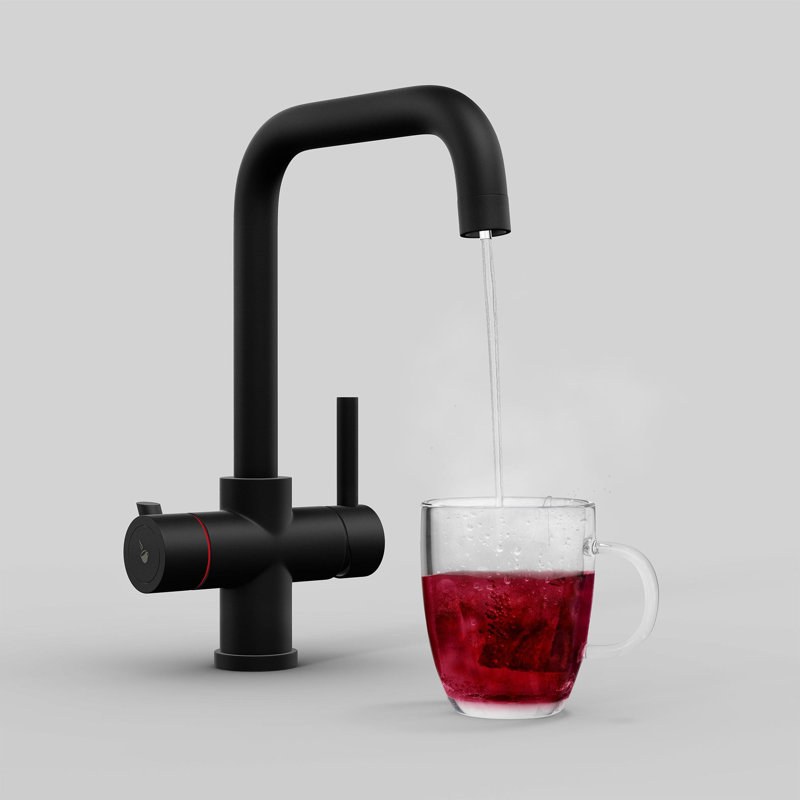 Fohen Touch Kitchen Faucet, Matt Black
