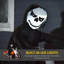 Moto gonflable illuminée d'Halloween gonflable Grim Reaper