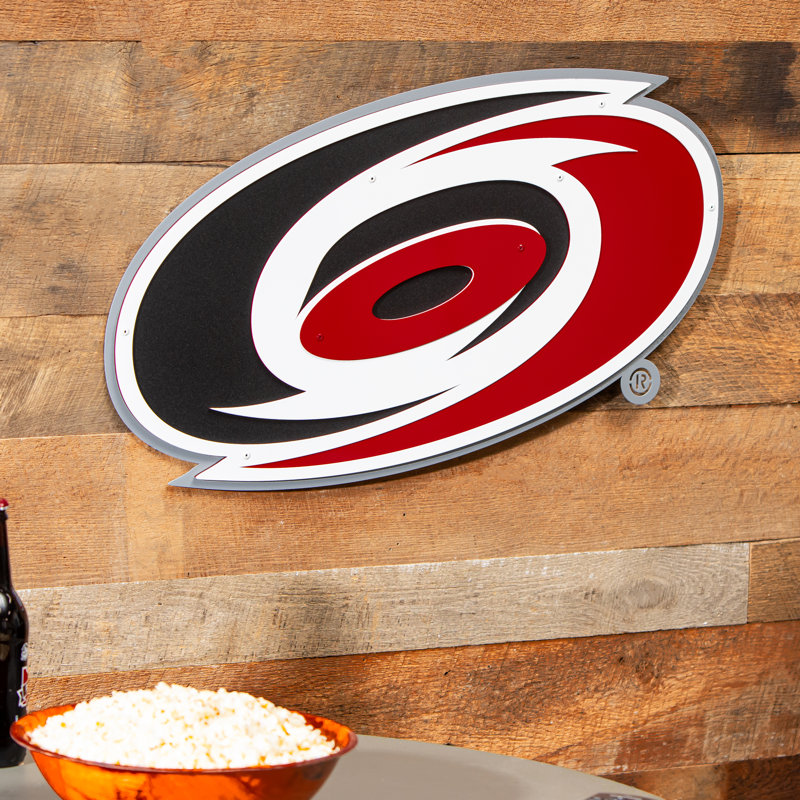 «Carolina Hurricanes Layered», art mural en métal