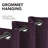 Deconovo 100% Blackout Grommet Curtain Panels with Liner, Thermal Insulated Room Darkening Curtains (Set of 2)-75195041-75195023