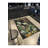 Black Themed Forest Decorative Patterned Decorative And Woven Base Washable Carpet-2111767238