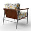 Fauteuil de chalet rembourré Yellow Bohemian Bliss