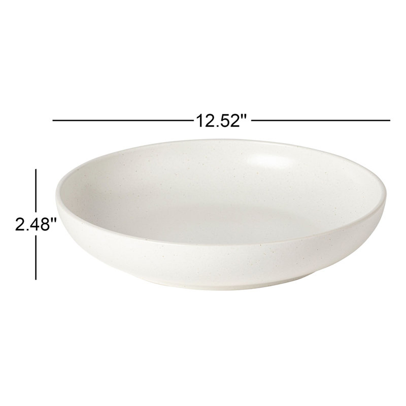 Casafina Pacifica Stoneware Serving Bowl, Salt