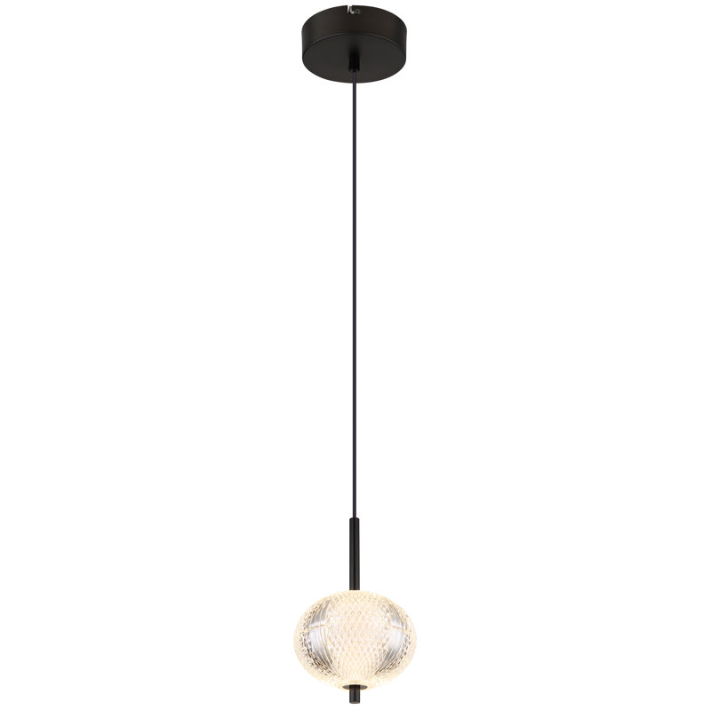 Chyrle 1 - Light Matte Black LED Pendant