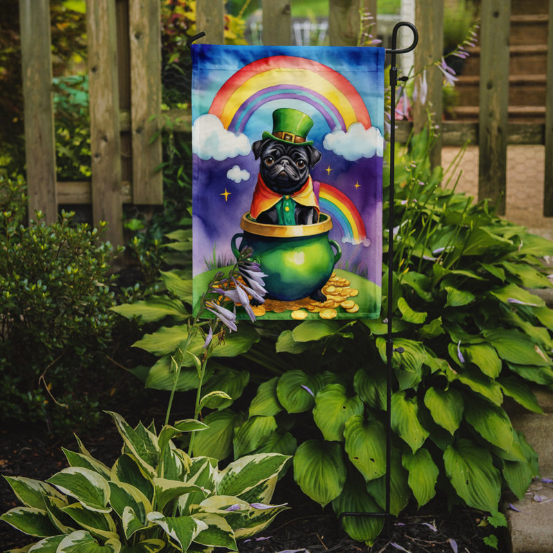 Double Sided 15.5'' H x 11.25'' W Polyester St Patrick's Day Garden Flag