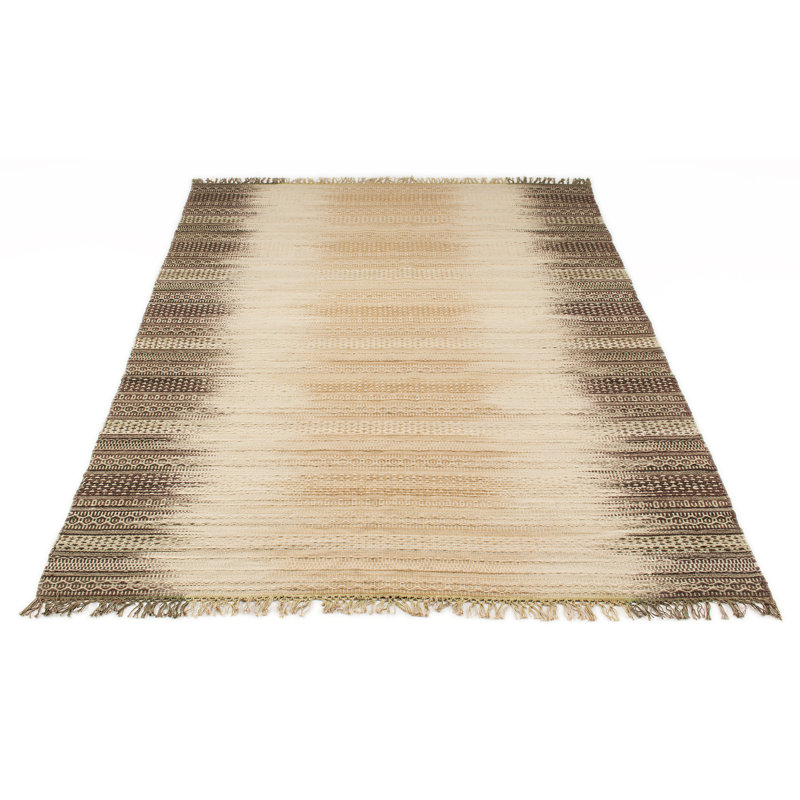 Chiu Abstract Wool Hand Woven Area Rug, Rectangle 200 x 290cm