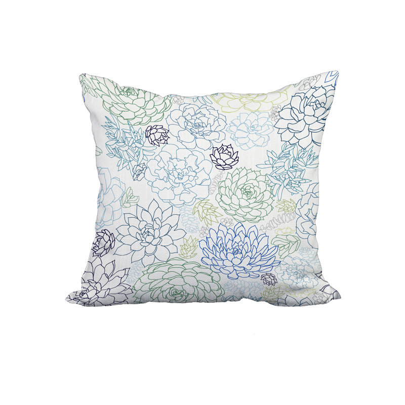  Housse de coussin carré en coton et insert, 20 po x 20 po