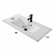 DodreHome 30"×18.1" White Ceramic Rectangular Drop-in Bathroom Sink with Faucet and Overflow