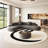 Curved corner light luxury negotiation sofa