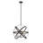 Avers 5 - Light Steel Dimmable Globe Chandelier-796605423