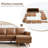 Inayat 84''Wide Reversible Sectional Sofa with Chaise-361667005