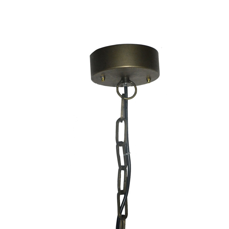Lustre perlé en bois à 2 niveaux, Mint