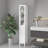 66.92" Tall Bathroom Storage Cabinet With Adjustable Shelves
